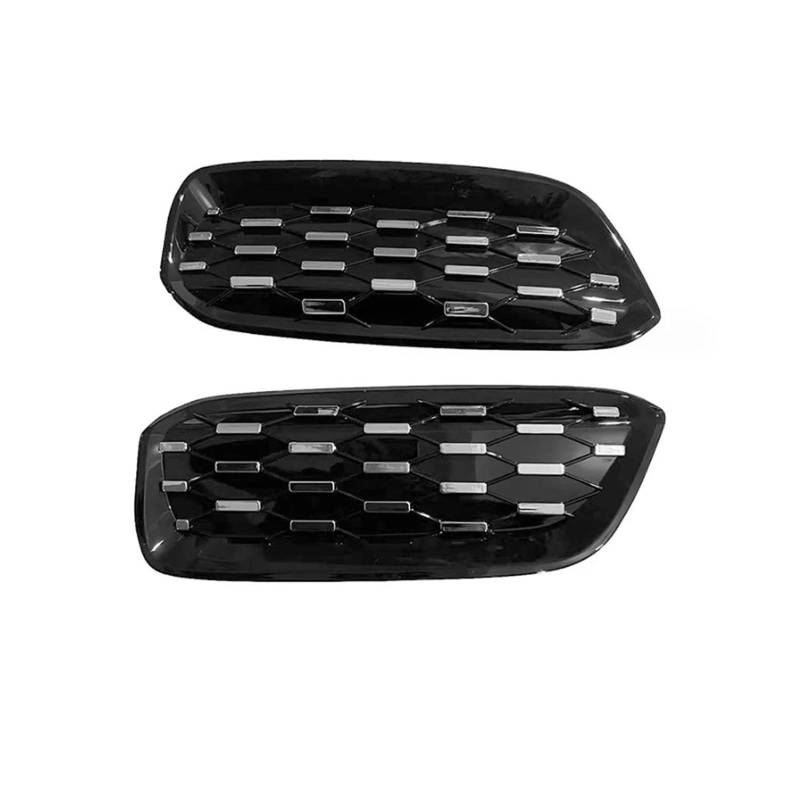 Frontstoßstange Nierenhaubengrill Racing Grill Für Für I3 2013 2014 2015 2016 2017 2018 2019 2020 2021 Autozubehör Kühlergitter Auto Kühlergrill Frontgrill(Silber) von Bpjikxf