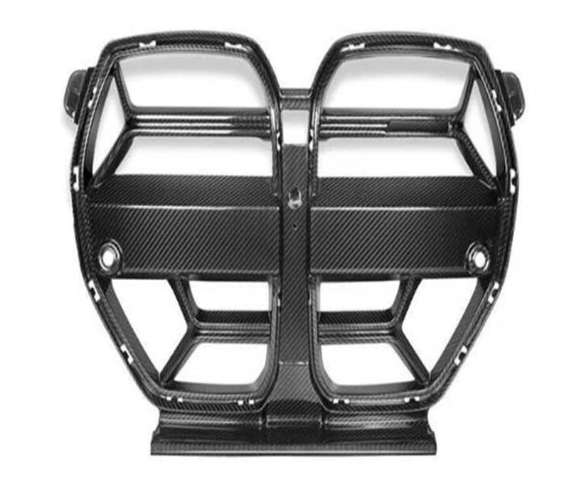 Für 2021 2022-2023 G80 G81 M3 G82 G83 M4 Auto Front Stoßfänger Gitter Dry Carbon Fiber Für CLS Stil Glänzend Schwarz Haube Grill Für Acc Kühlergitter Auto Kühlergrill Frontgrill(A) von Bpjikxf