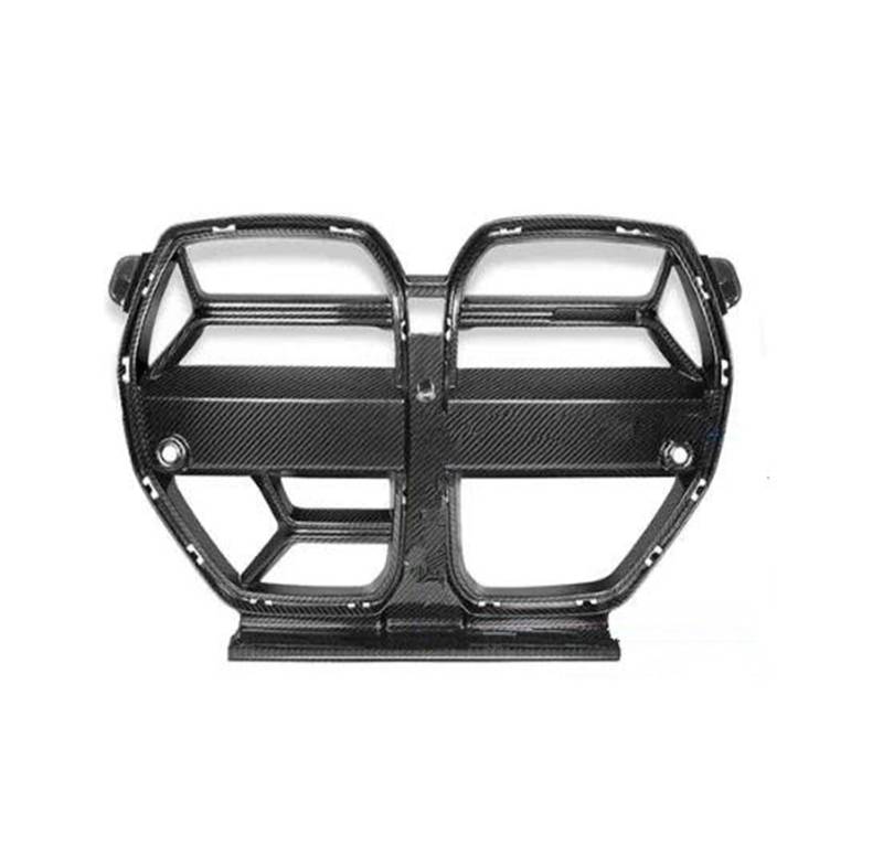 Für 2021 2022-2023 G80 G81 M3 G82 G83 M4 Auto Front Stoßfänger Gitter Dry Carbon Fiber Für CLS Stil Glänzend Schwarz Haube Grill Für Acc Kühlergitter Auto Kühlergrill Frontgrill(B) von Bpjikxf