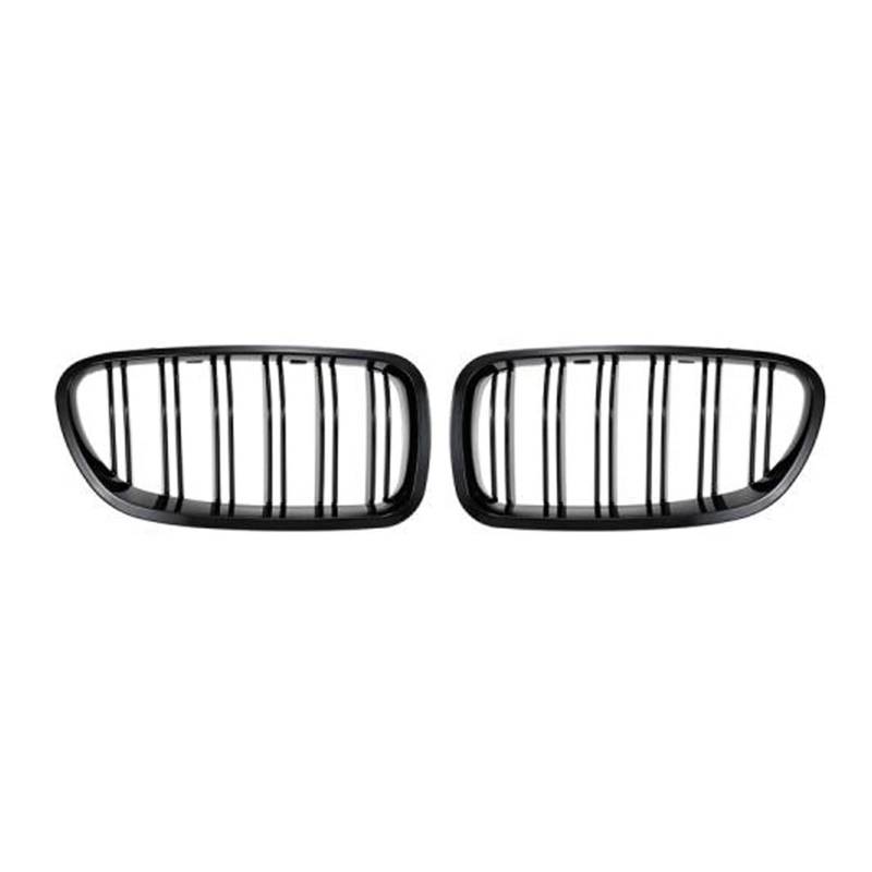 Für 5 Series F10 F11 520d 530d 540i 528i 535i M5 2010 2011 2012 2013 2014 2015 2016 2017 Frontstoßstangengrill Kühlergrill Breiter Nierengrill Kühlergitter Auto Kühlergrill Frontgrill(Gloss Black) von Bpjikxf