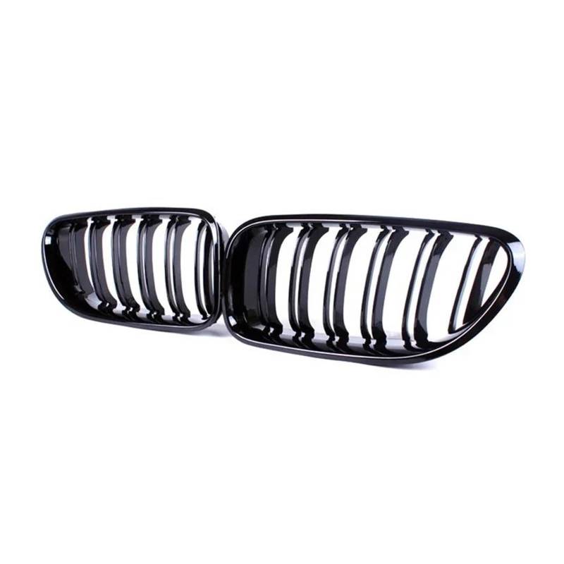 Für 6 Series F06 F12 F13 M6 2012 2013 2014 2015 2016 2017 Auto Front Nierengrill Stoßstangengrill Renngrills Doppellamellen Glänzend Schwarz Kühlergitter Auto Kühlergrill Frontgrill von Bpjikxf