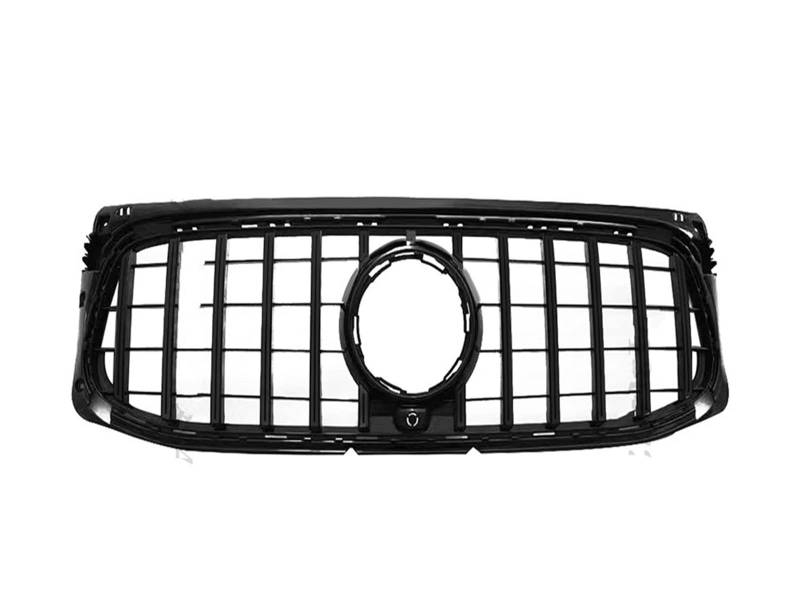 Für Benz Für GLB X247 W247 2019 2020 2021 2022 220 250 Für AMG Line GT Diamond Style Tuning Hood Mesh Frontstoßstangengrill Racing Grill Kühlergitter Auto Kühlergrill Frontgrill(Sport Black) von Bpjikxf
