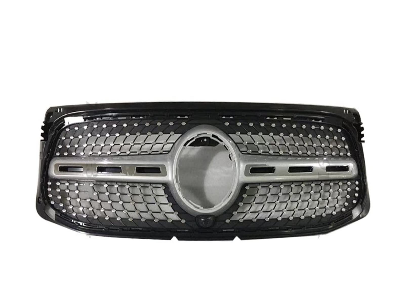 Für Benz Für GLB X247 W247 2019 2020 2021 2022 220 250 Für AMG Line GT Diamond Style Tuning Hood Mesh Frontstoßstangengrill Racing Grill Kühlergitter Auto Kühlergrill Frontgrill(Sport Diamond Silver) Für Benz Für GLB X247 W247 2019 2020 2021 2022 220 250 Für AMG Line GT Diamond Style Tuning Hood Mesh Frontstoßstangengrill Racing Grill Kühlergitter Auto Kühlergrill Frontgrill(Sport Diamond Silver) von Bpjikxf