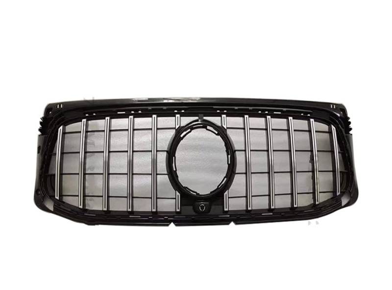 Für Benz Für GLB X247 W247 2019 2020 2021 2022 220 250 Für AMG Line GT Diamond Style Tuning Hood Mesh Frontstoßstangengrill Racing Grill Kühlergitter Auto Kühlergrill Frontgrill(Sport Silvery) von Bpjikxf