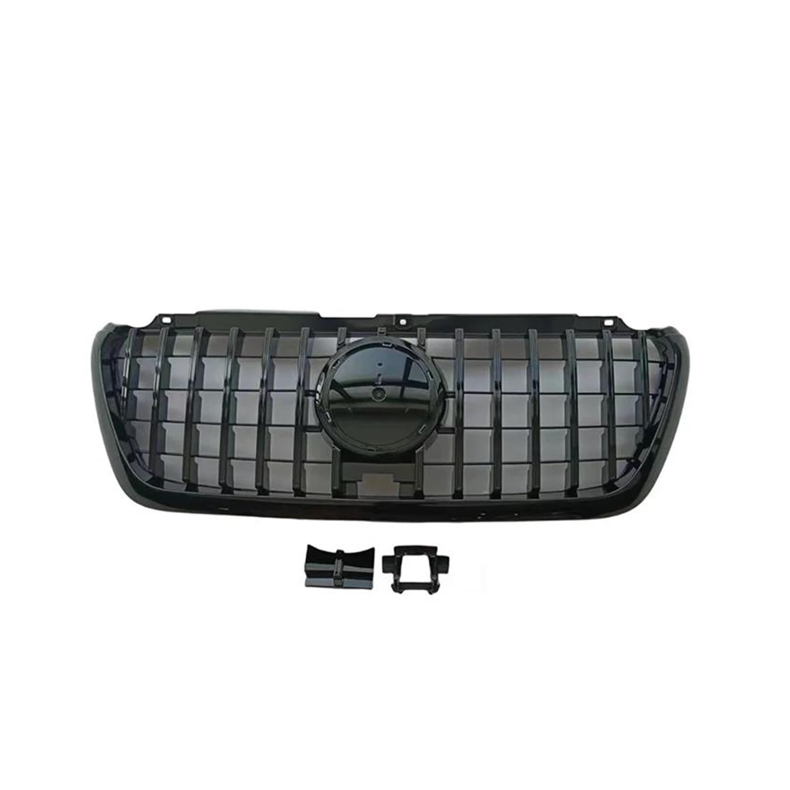 Für Benz Für Sprinter W907 2018 2019 2020 2021 2022 2023 Auto Front Hood Grille Racing Grill Upgrade Für GT Stil Grills Kühlergitter Auto Kühlergrill Frontgrill(Schwarz) von Bpjikxf