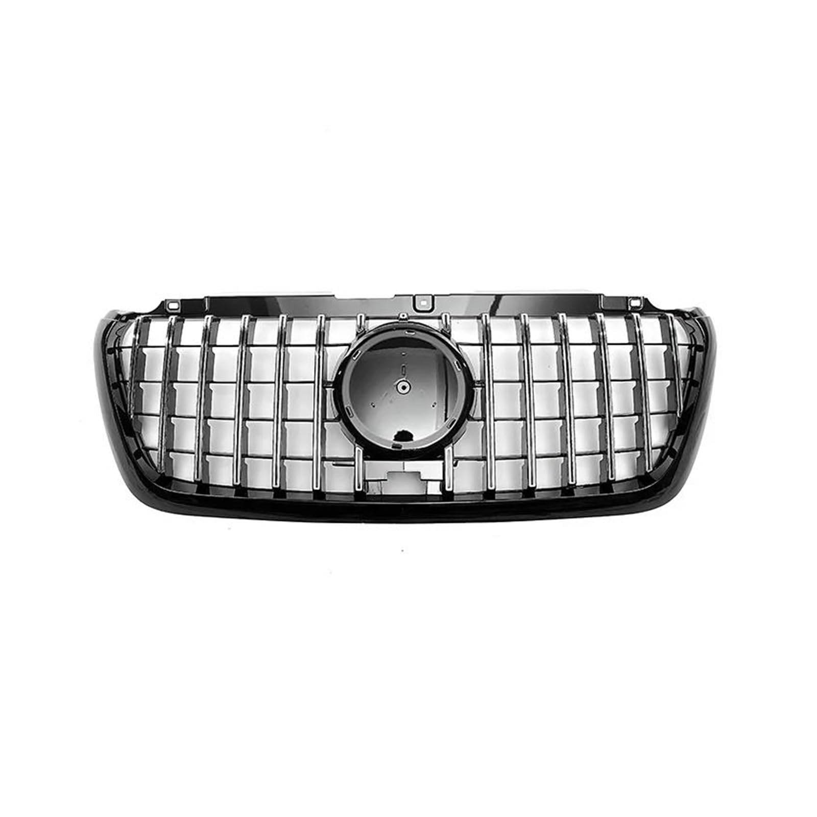 Für Benz Für Sprinter W907 2018 2019 2020 2021 2022 2023 Tuning Grills Front Stoßstange Grille Haube Grill Kühlergitter Auto Kühlergrill Frontgrill(Silber) von Bpjikxf