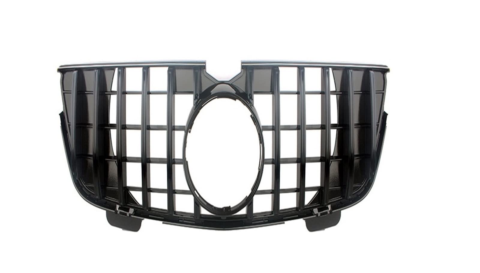 Für Benz GL-Klasse X164 2007 2008 2009 2010 2011 2012 Auto Vorderen Stoßfänger Racing Grill Billet Grille Abdeckung Kühlergitter Auto Kühlergrill Frontgrill(2007-2009 Two Fins-2) von Bpjikxf