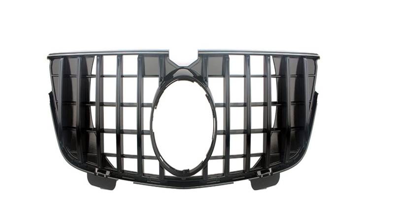 Für Benz GL-Klasse X164 2007 2008 2009 2010 2011 2012 Auto Vorderen Stoßfänger Racing Grill Billet Grille Abdeckung Kühlergitter Auto Kühlergrill Frontgrill(2007-2009 Two Fins-2) von Bpjikxf
