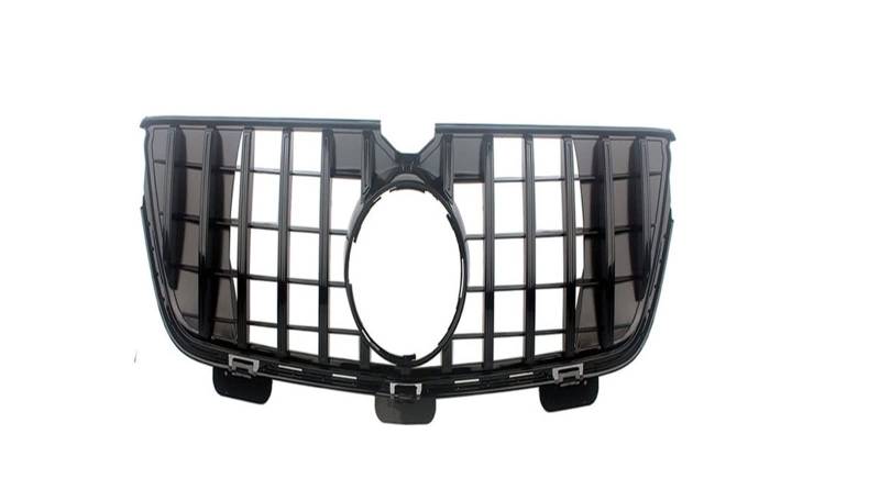 Für Benz GL-Klasse X164 2007 2008 2009 2010 2011 2012 Auto Vorderen Stoßfänger Racing Grill Billet Grille Abdeckung Kühlergitter Auto Kühlergrill Frontgrill(2010-2012 Two Fins-2) von Bpjikxf