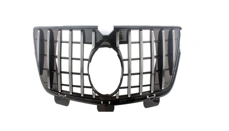Für Benz GL-Klasse X164 2007 2008 2009 2010 2011 2012 Auto Vorderen Stoßfänger Racing Grill Billet Grille Abdeckung Kühlergitter Auto Kühlergrill Frontgrill(2010-2012 Two Fins-3) von Bpjikxf