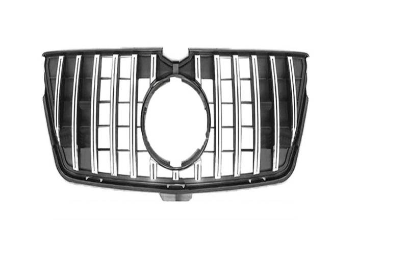 Für Benz GL-Klasse X164 2007 2008 2009 2010 2011 2012 Auto Vorderen Stoßfänger Racing Grill Billet Grille Abdeckung Kühlergitter Auto Kühlergrill Frontgrill(Three Fins 2007-2012-1) von Bpjikxf