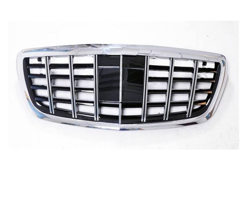 Für Benz S-Klasse W222 2014 2015 2016 2017 2018 2019 S450 S500 S560 S680 Auto Center Grill Stoßstange Mitte Grille Auto Styling Für Maybach Stil Kühlergitter Auto Kühlergrill Frontgrill(Set 3) von Bpjikxf