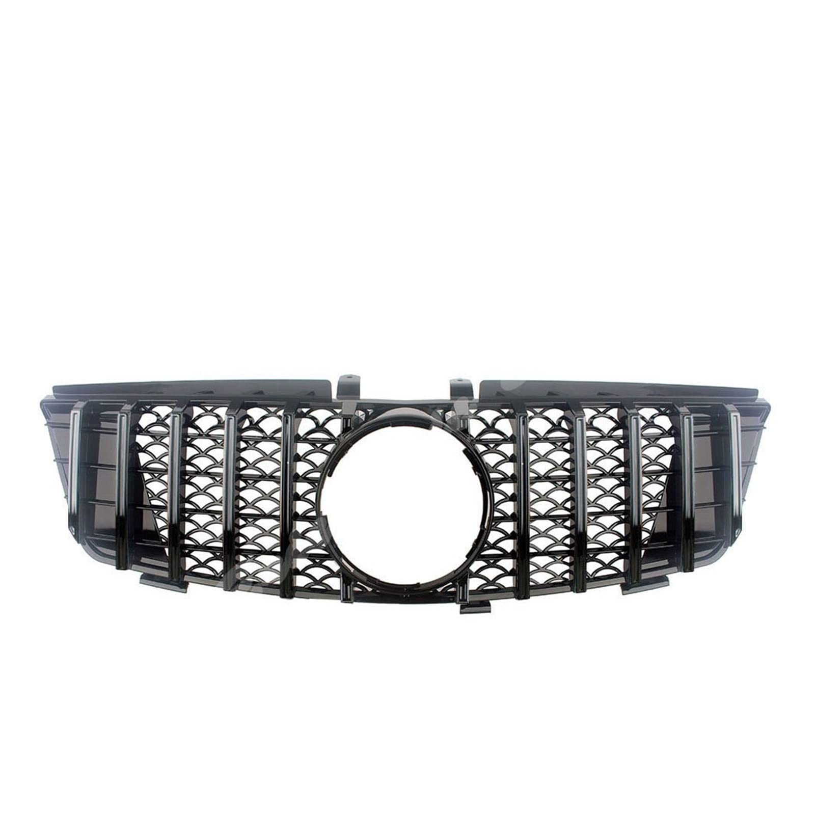 Für Benz W164 ML-Klasse Auto Front Racing Oberen Stoßfänger Gitter ML280 ML320 ML350 ML420 ML500 2005 2006-2008 2009-2011 Kühlergitter Auto Kühlergrill Frontgrill(2006-2008-c) von Bpjikxf