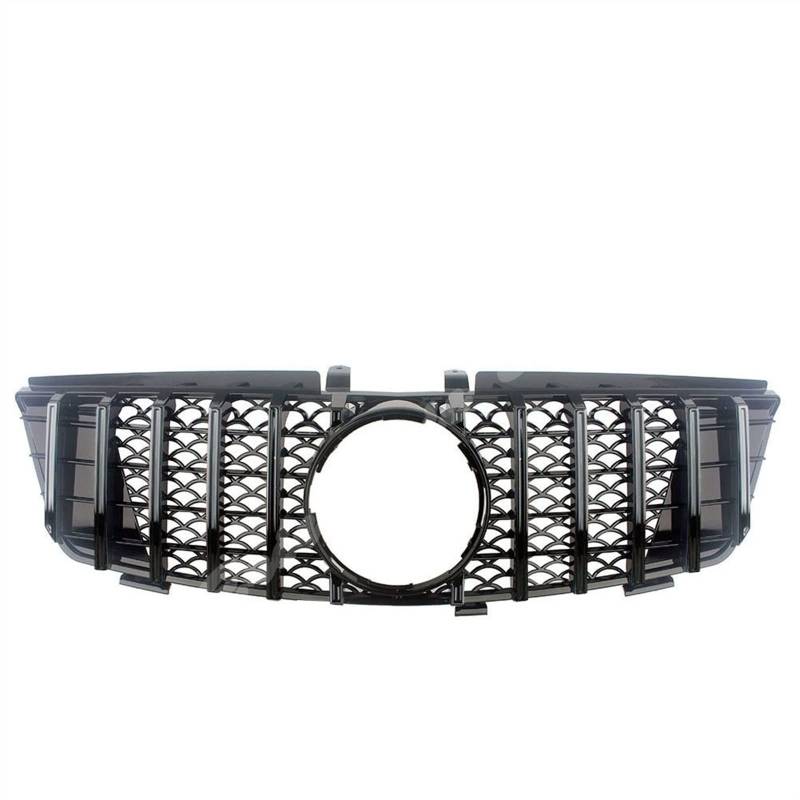 Für Benz W164 ML-Klasse ML280 ML320 ML350 ML420 ML500 2005 2006 2007 2008 2009 2010 2011 Auto Vorne Racing Oberen Stoßfänger Gitter Kühlergitter Auto Kühlergrill Frontgrill(Black,B_2006-2008) von Bpjikxf