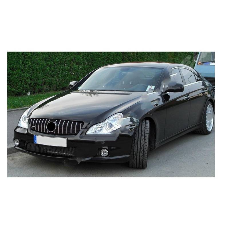 Für Benz W219 Für CLS Klasse 2005 2006 2007 Kühlergrill Oberen Stoßfänger Grill Racing Facelift Kühlergitter Auto Kühlergrill Frontgrill(G) von Bpjikxf