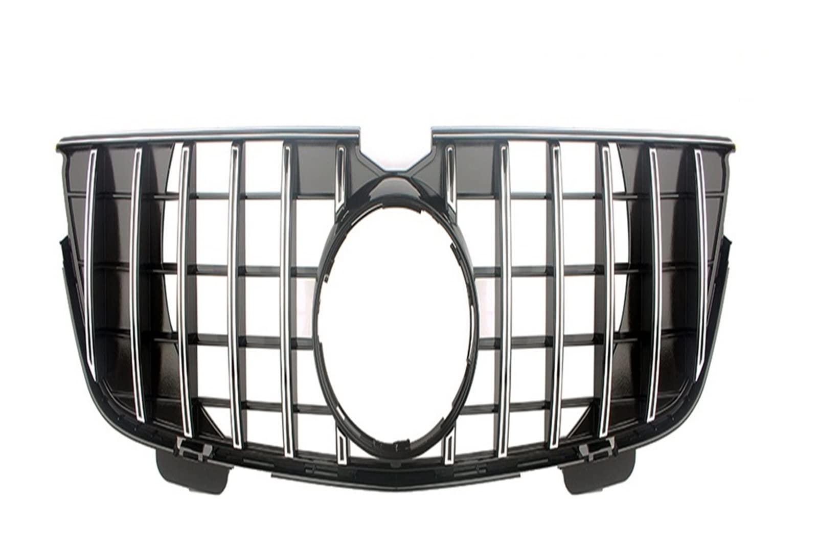 Für Benz X164 GL-Klasse 2007 2008 2009 2010 2011 2012 Auto Vorderen Stoßfänger Racing Grill Billet Grille Abdeckung Kühlergitter Auto Kühlergrill Frontgrill(2007-2009 Two Fins-c) von Bpjikxf