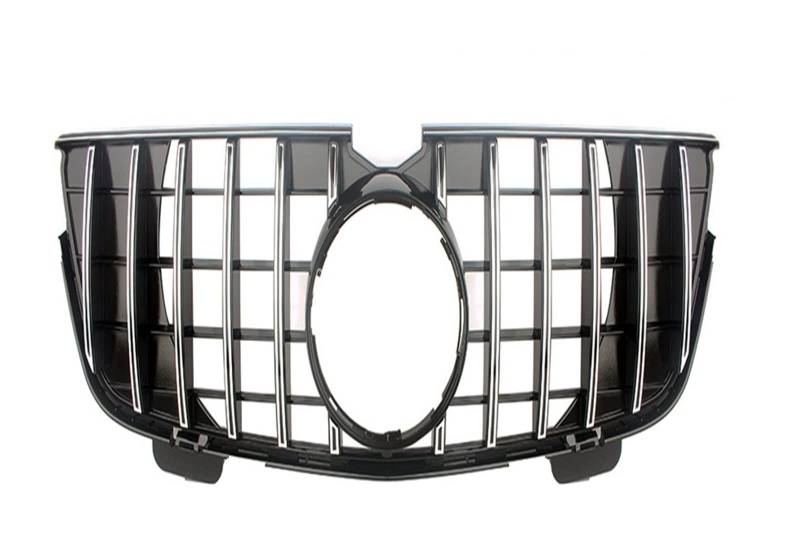 Für Benz X164 GL-Klasse 2007 2008 2009 2010 2011 2012 Auto Vorderen Stoßfänger Racing Grill Billet Grille Abdeckung Kühlergitter Auto Kühlergrill Frontgrill(2007-2009 Two Fins-c) von Bpjikxf