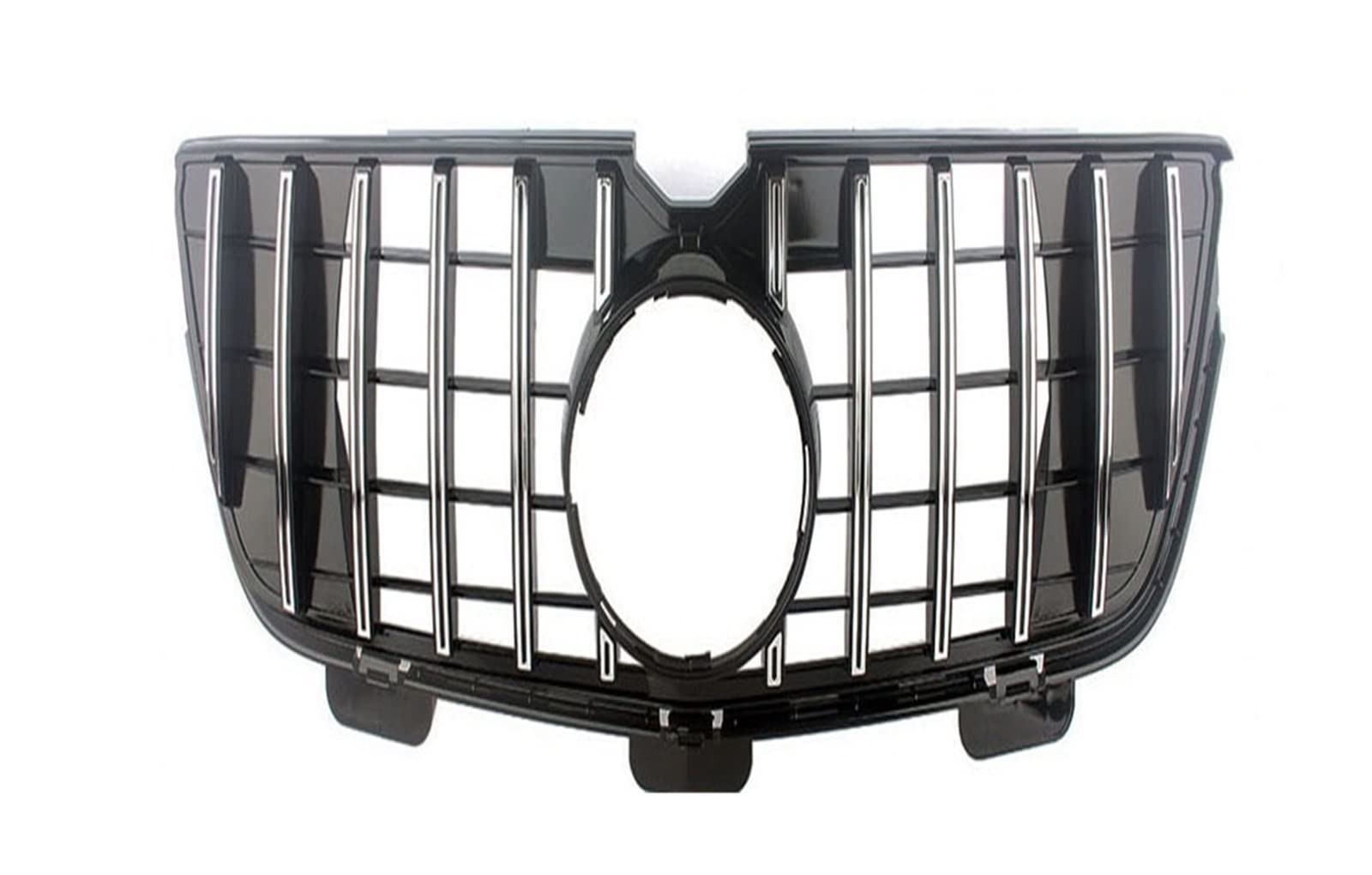 Für Benz X164 GL-Klasse 2007 2008 2009 2010 2011 2012 Auto Vorderen Stoßfänger Racing Grill Billet Grille Abdeckung Kühlergitter Auto Kühlergrill Frontgrill(2010-2012 Two Fins-l) von Bpjikxf