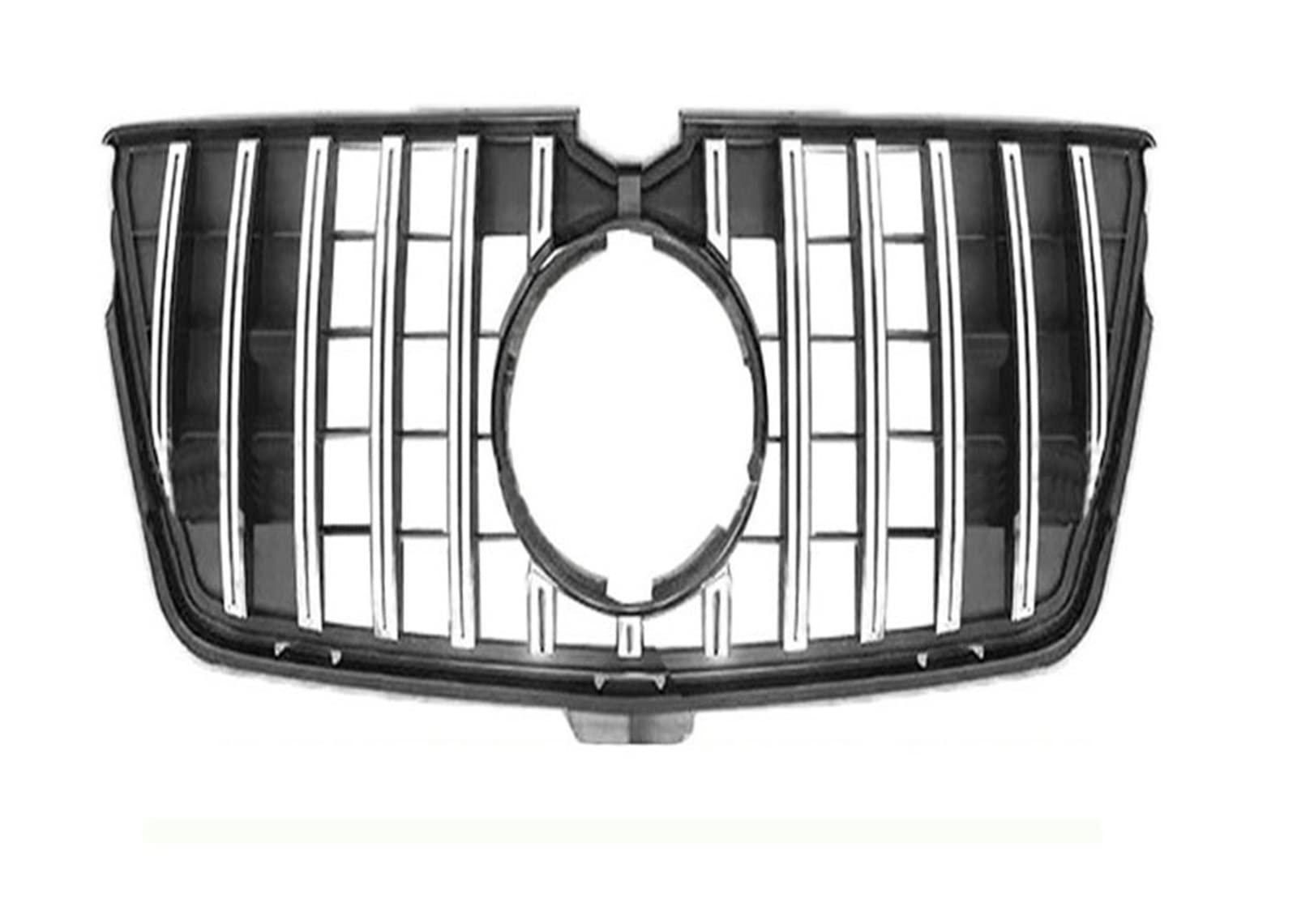 Für Benz X164 GL-Klasse 2007 2008 2009 2010 2011 2012 Auto Vorderen Stoßfänger Racing Grill Billet Grille Abdeckung Kühlergitter Auto Kühlergrill Frontgrill(Three Fins 2007-2012-a) von Bpjikxf