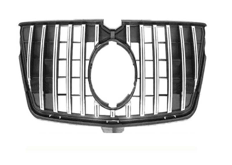 Für Benz X164 GL-Klasse 2007 2008 2009 2010 2011 2012 Auto Vorderen Stoßfänger Racing Grill Billet Grille Abdeckung Kühlergitter Auto Kühlergrill Frontgrill(Three Fins 2007-2012-a) von Bpjikxf