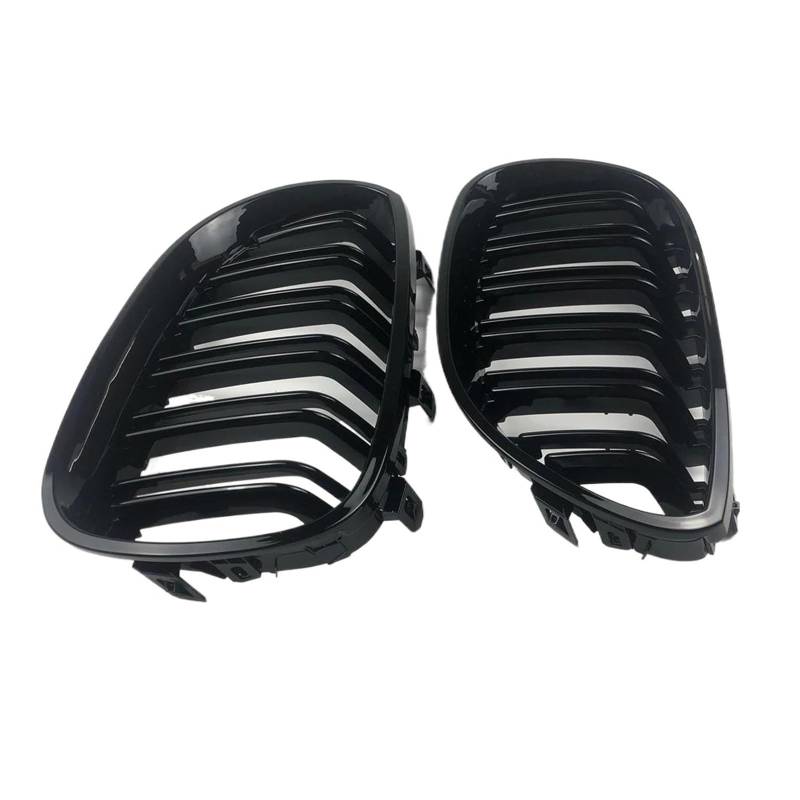 Für E60 M5 E61 545i 520i 550i 535i 2003-2010 5 Series Refit Body Kit Frontstoßstange Nierengrill Grill Haube Mesh Doppellinie Kühlergitter Auto Kühlergrill Frontgrill von Bpjikxf