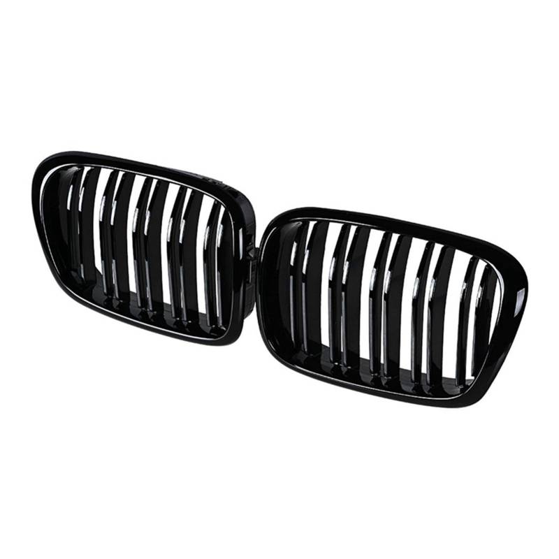 Für E81 E87 120d 120i 130i 2004 2005 2006 Autogrill Niere Kühlergrill Renngrill Schwarz Glänzend Autogrill Frontgrill Kühlergitter Auto Kühlergrill Frontgrill(Matt-schwarz) von Bpjikxf