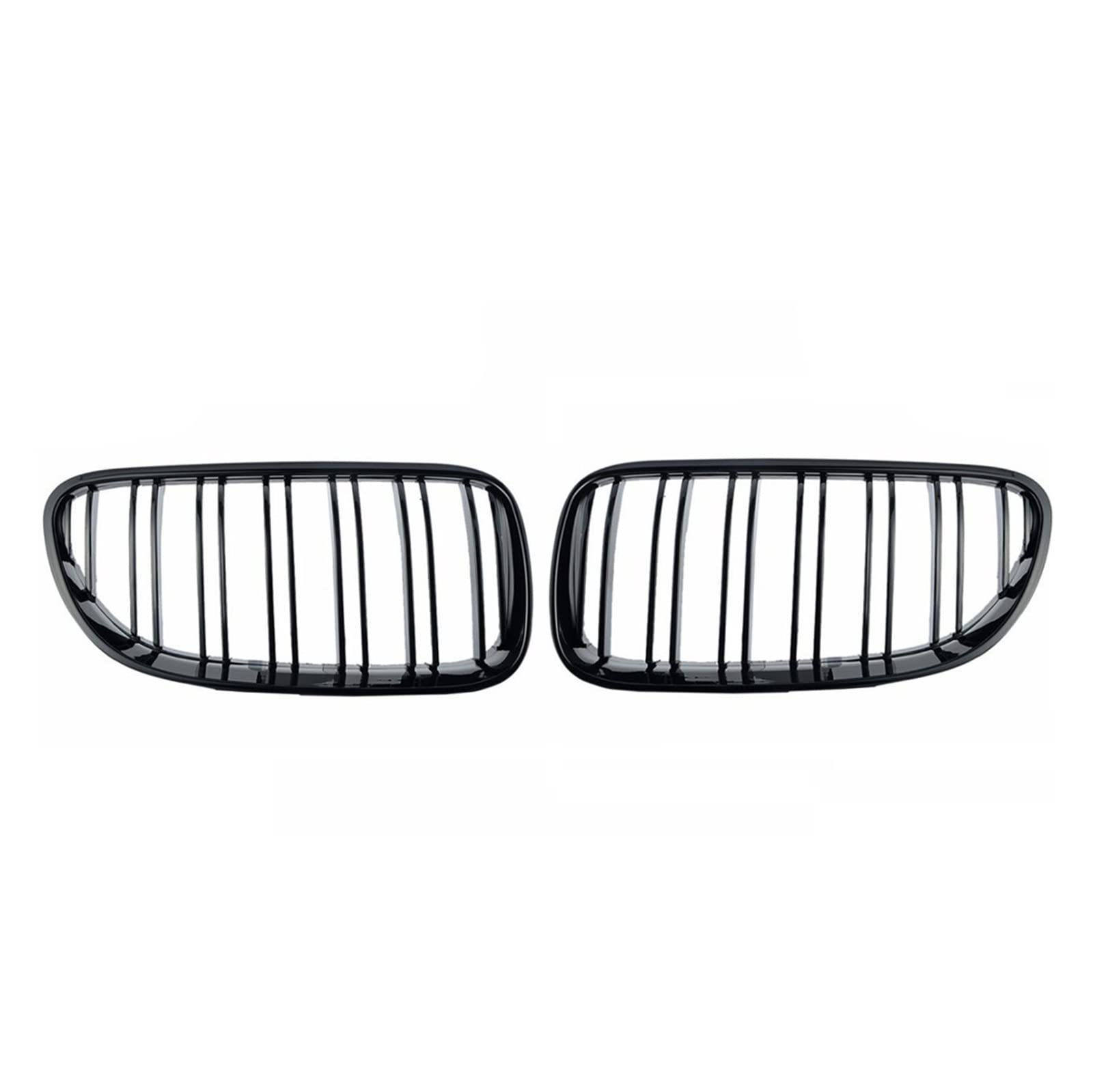 Für E92 E93 320I 328i 335i 2 Türen 2010 2011 2012 Auto-Styling Glanzschwarz Dual Line Frontgrill Kühlergrill Nierengrill Kühlergitter Auto Kühlergrill Frontgrill(Gloss Black) von Bpjikxf