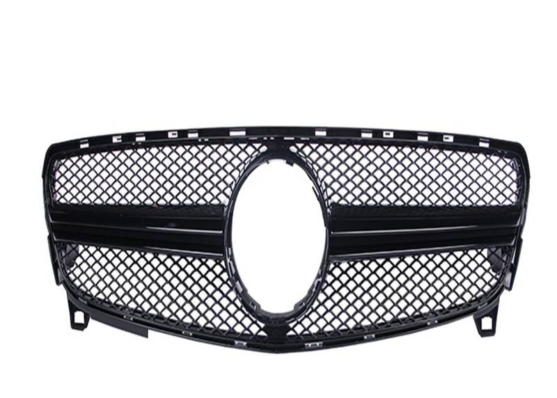 Für Eine Klasse W176 A45 2016-2018 2017 A45 Gt Diamant Für GTR Grill Kühlergrill A180 A200 A260 Kühlergrill Kühlergitter Auto Kühlergrill Frontgrill(A Black) von Bpjikxf
