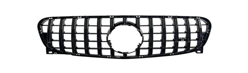 Für GL X156 2014 2015 2016 Facelift Kühlergrill Frontabdeckung Kühlergrill Racing Grill Mesh Tuning Zubehör Kühlergitter Auto Kühlergrill Frontgrill(GT 1 Black) von Bpjikxf
