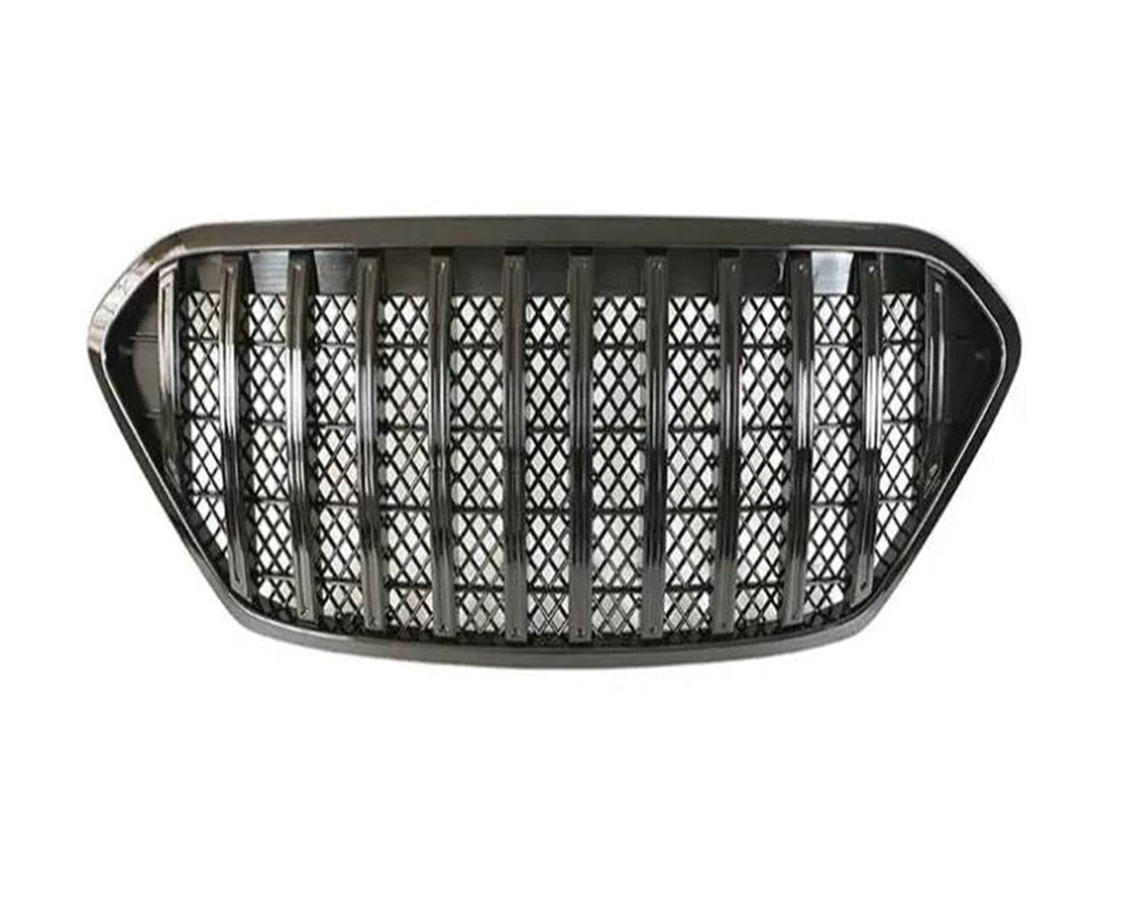 Für Hyundai Für IX35 Kühlergrill Schwarz Hochglanz Frontstoßstange Modifiziertes Zubehör Frontgesichtsdekoration 2014 2015-2016 Kühlergitter Auto Kühlergrill Frontgrill(Schwarz) von Bpjikxf