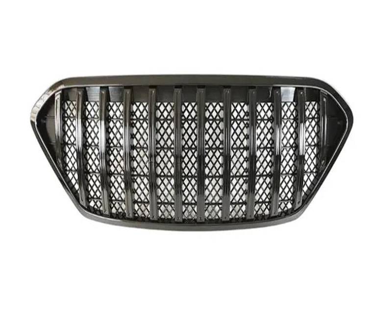 Für Hyundai Für IX35 Kühlergrill Schwarz Hochglanz Frontstoßstange Modifiziertes Zubehör Frontgesichtsdekoration 2014 2015-2016 Kühlergitter Auto Kühlergrill Frontgrill(Schwarz) von Bpjikxf