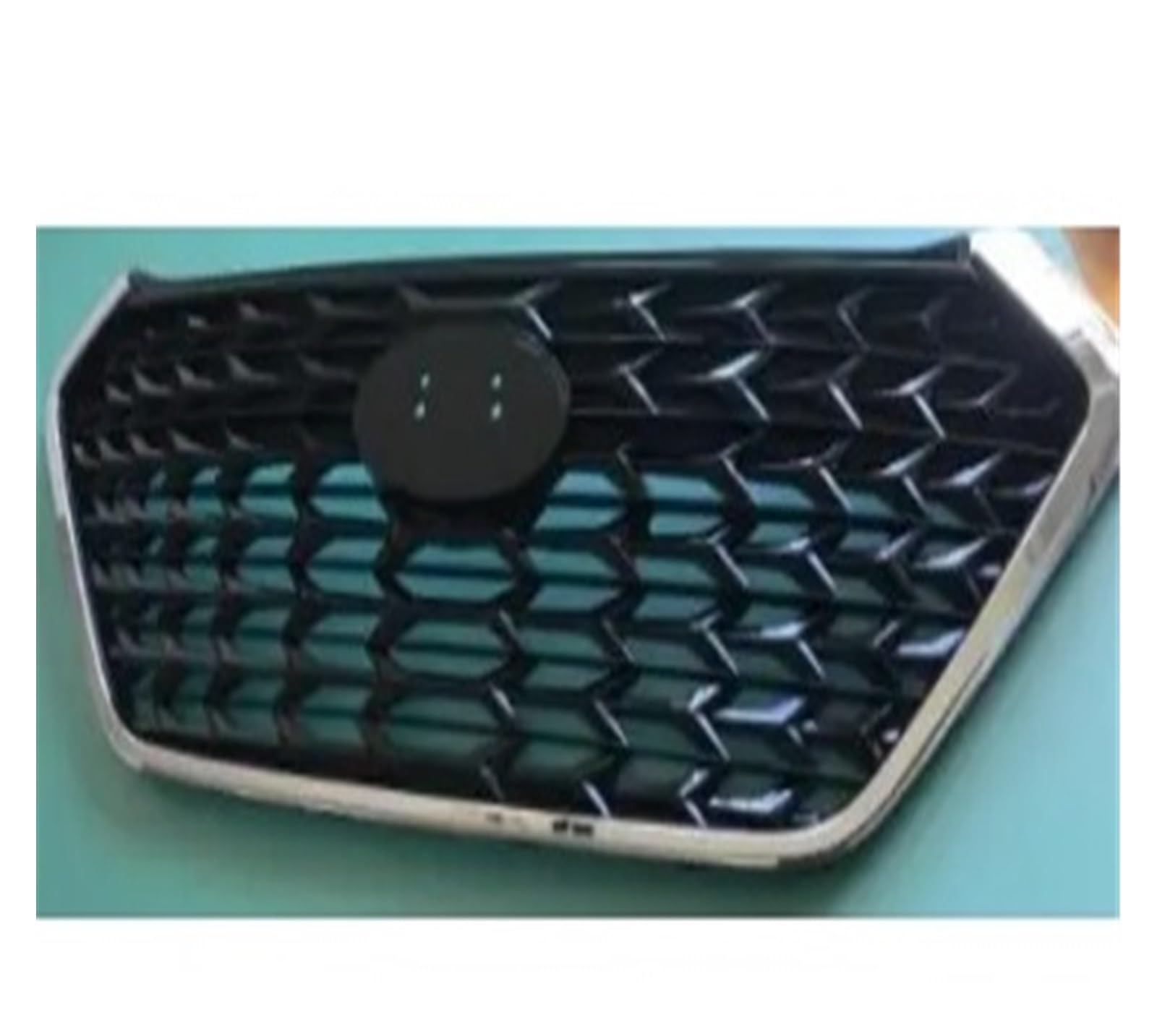 Für Hyundai Für Tucson 2015 2016 2017 2018 Auto Styling Kühlergrill Grill Frontmaske Abdeckung Grills Schwarz Silber Kühlergitter Auto Kühlergrill Frontgrill(Bright Edge) von Bpjikxf