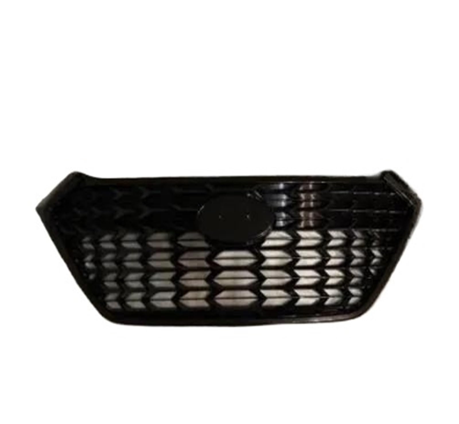Für Hyundai Für Tucson 2015 2016 2017 2018 Auto Styling Kühlergrill Grill Frontmaske Abdeckung Grills Schwarz Silber Kühlergitter Auto Kühlergrill Frontgrill(Full Black) von Bpjikxf