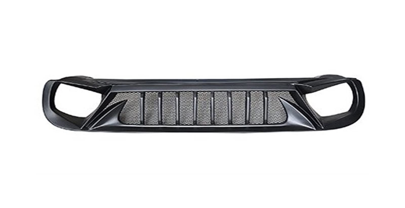 Für Jeep Für Renegade 2016-2018 2019-2021 Lufteinlass Styling ABS Kühlergrill Frontstoßstangenschutz Schwarz Upgrade Frontgrill Kühlergitter Auto Kühlergrill Frontgrill(2016-2018) von Bpjikxf
