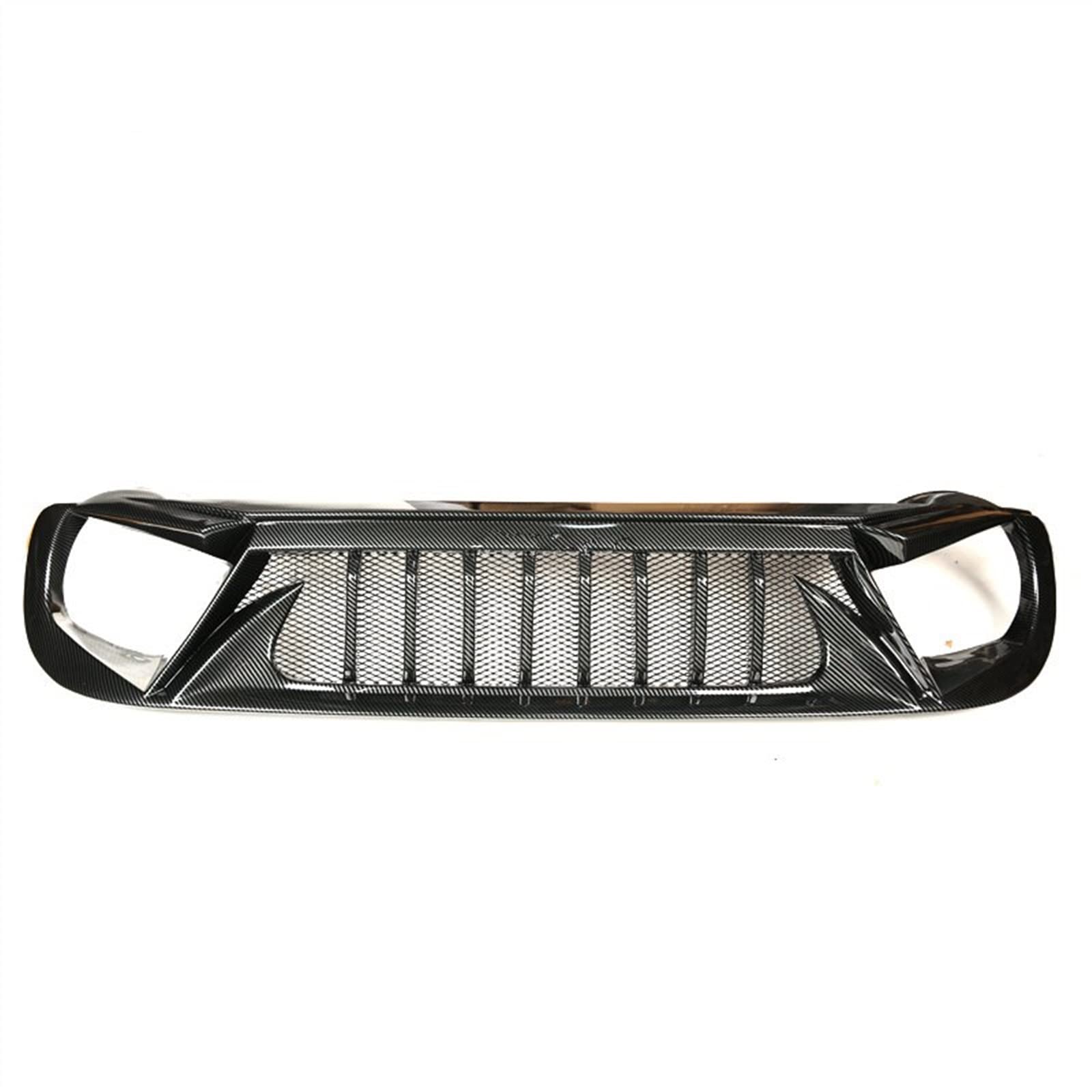 Für Jeep Für Renegade 2016-2018 2019-2021 Lufteinlass Styling ABS Kühlergrill Frontstoßstangenschutz Schwarz Upgrade Frontgrill Kühlergitter Auto Kühlergrill Frontgrill(2019-2021) von Bpjikxf