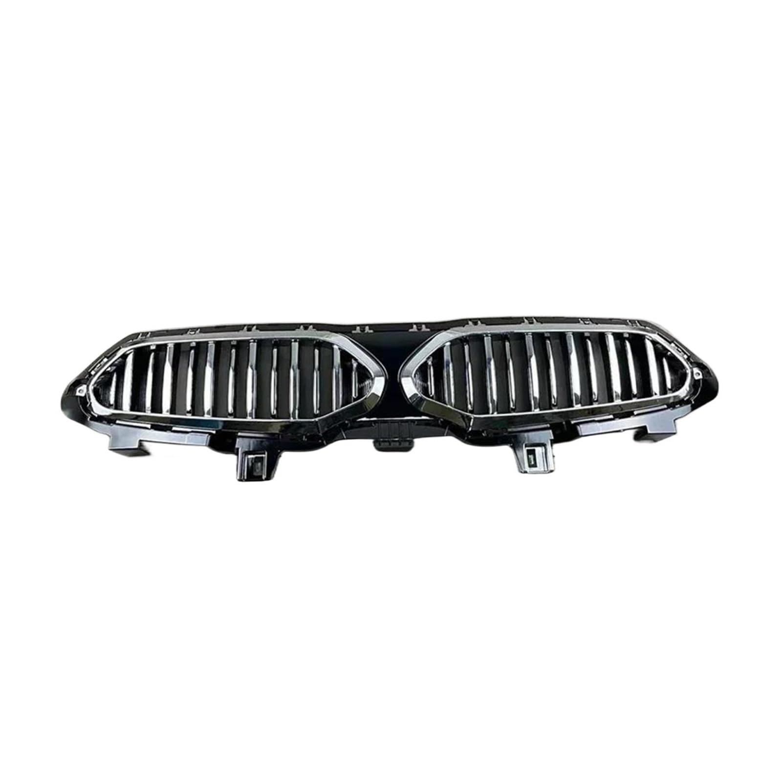 Für KIA Für Cerato 2020 2021 2022 2023 Kühlergrill ABS Auto Sportgrill Auto Außenverkleidung Teile Front Racing Grille Geeignet Kühlergitter Auto Kühlergrill Frontgrill(Silver Black) von Bpjikxf