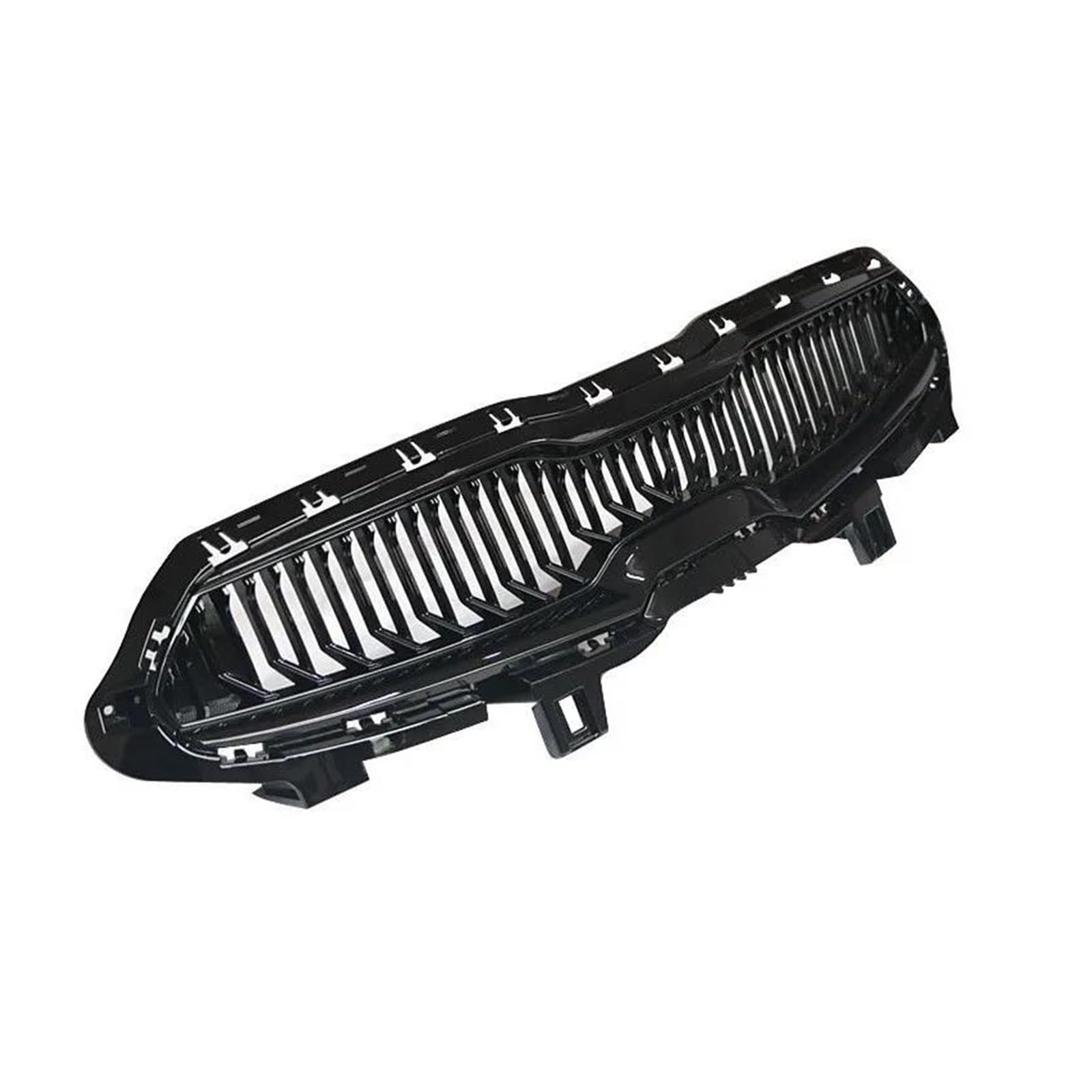 Für KIA Für K3 Für Cerato 2019 2020 Autozubehör ABS Frontstoßstangengrill Mittelpanel Styling Oberer Grill Kühlergitter Auto Kühlergrill Frontgrill(Schwarz) von Bpjikxf