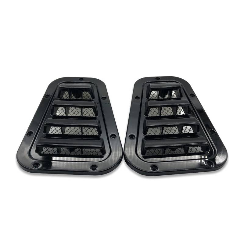 Für Land Für Rover Für Defender 2004-2016 2017 2018 2019 Auto Front Motorhaube Seitenverkleidung Luftauslass Flow Intake Scoop Vent Schneeabdeckung Kühlergitter Auto Kühlergrill Frontgrill von Bpjikxf