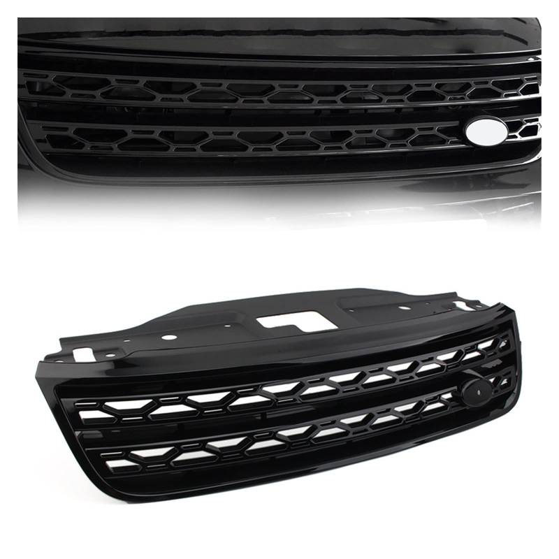 Für Land Für Rover Für Discovery 5 2017 2018 2019 2020 2021 Auto Frontstoßstange Grill Lufteinlass Kühlergrill Kühlergitter Auto Kühlergrill Frontgrill(Black Net) von Bpjikxf