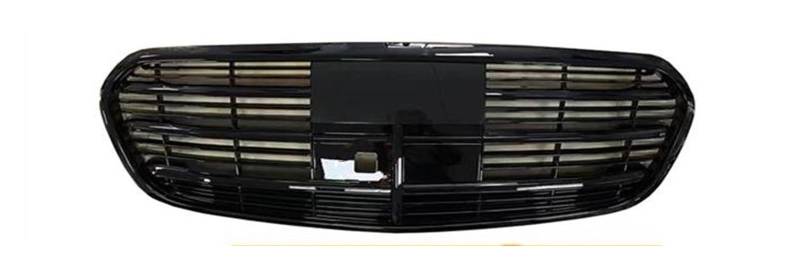 Für S-Klasse W223 2022-2023 Kühlergrill S450 S400 S500 Frontstoßstangengrill Autoteile Kühlergitter Auto Kühlergrill Frontgrill(Black with Camera) von Bpjikxf