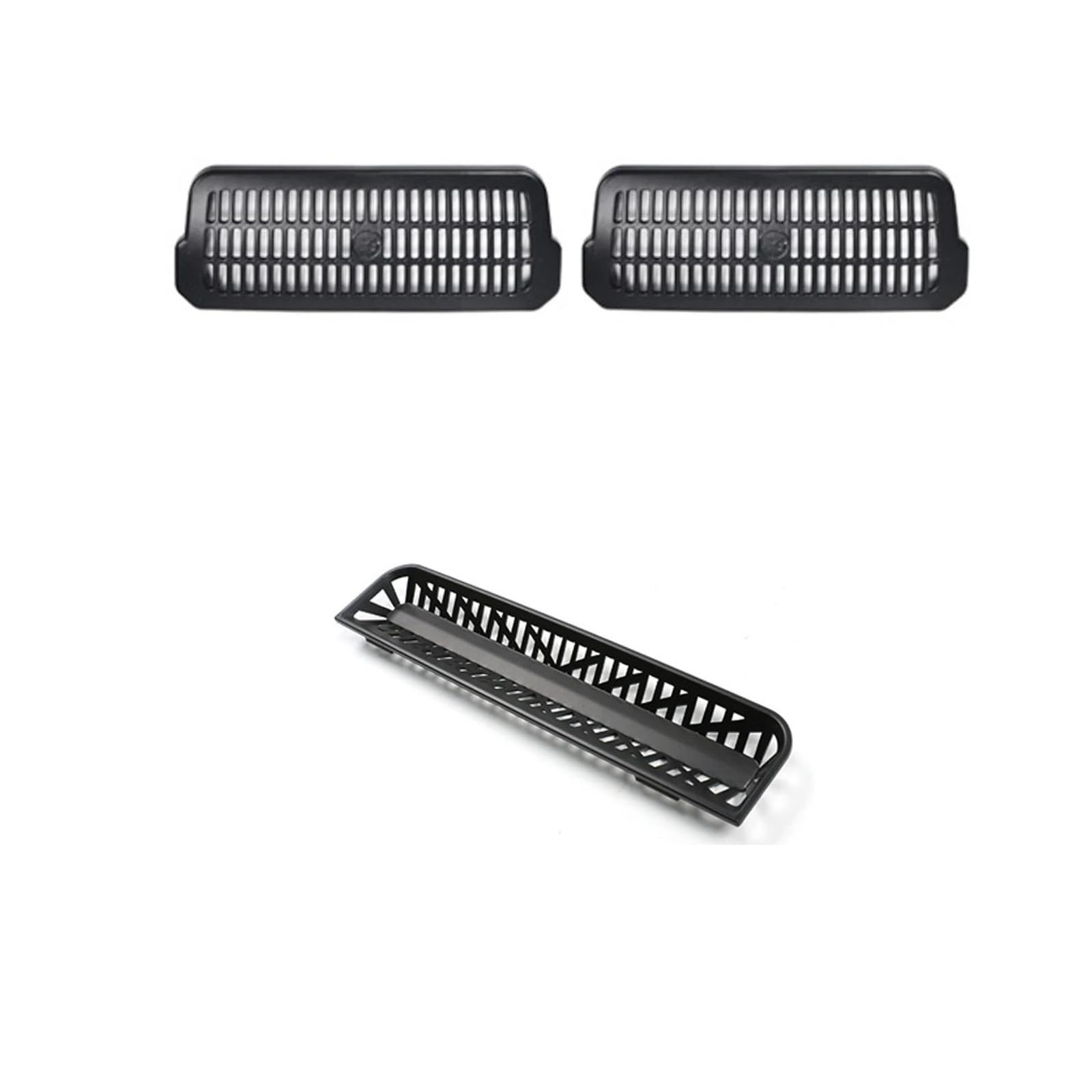 Für Tesla Für Modell 3 Für Highland 2024 Frontstoßstangengrill Mesh Lufteinlass Vent Abdeckung Grille Guards Protector Net Zubehör Kühlergitter Auto Kühlergrill Frontgrill(3PCS Set) von Bpjikxf