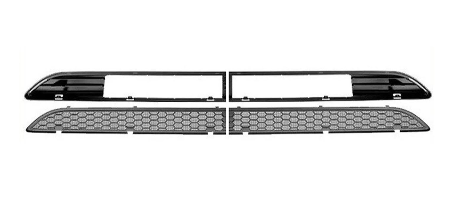 Für Tesla Für Modell 3 Für Highland 2024 Frontstoßstangengrill Mesh Lufteinlass Vent Abdeckung Grille Guards Protector Net Zubehör Kühlergitter Auto Kühlergrill Frontgrill(Screen) von Bpjikxf