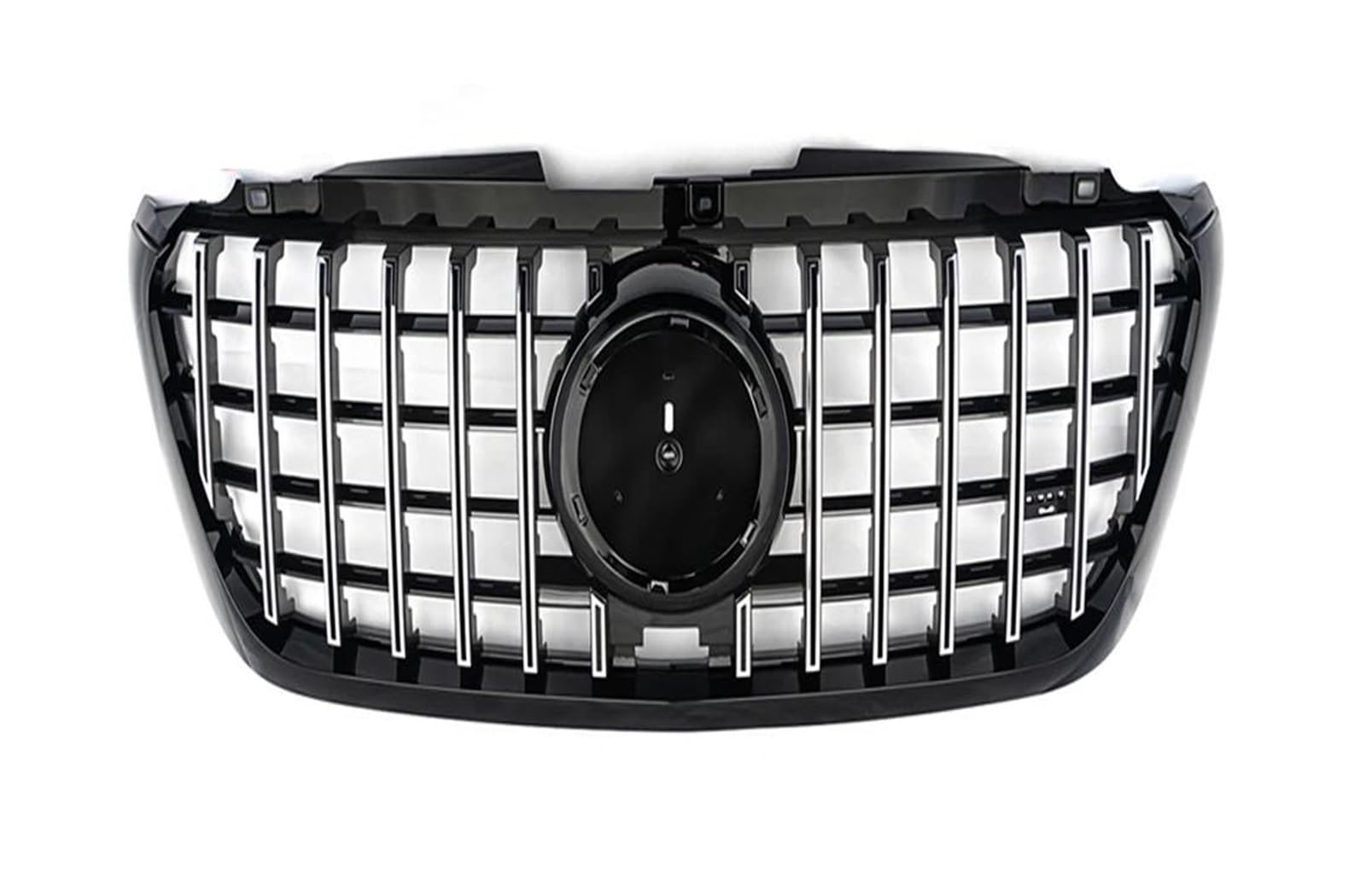 Für W907 Für GT Style Für Benz Für Sprinter W907 Universalversion Kühlergrill 2019+ Frontstoßstangengrill Kühlergitter Auto Kühlergrill Frontgrill(Silber) von Bpjikxf