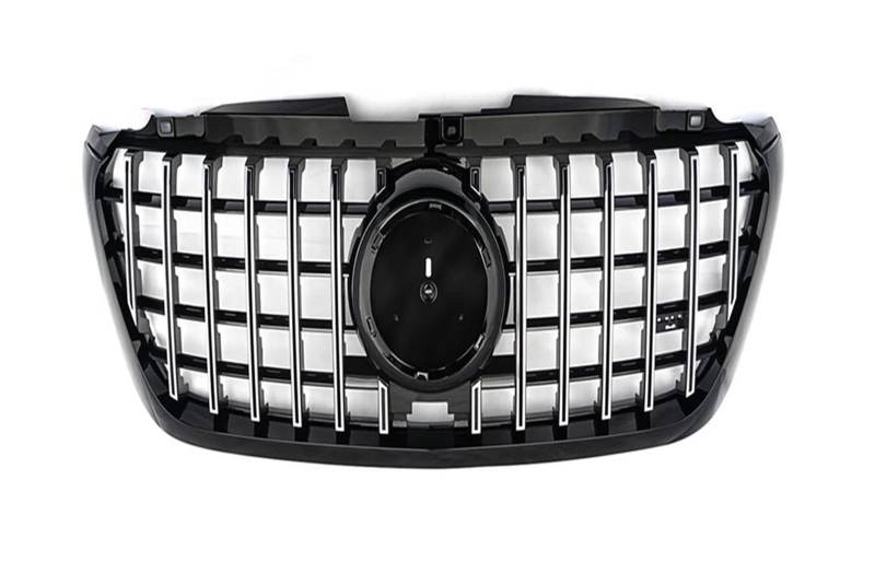 Für W907 Für GT Style Für Benz Für Sprinter W907 Universalversion Kühlergrill 2019+ Frontstoßstangengrill Kühlergitter Auto Kühlergrill Frontgrill(Silber) von Bpjikxf