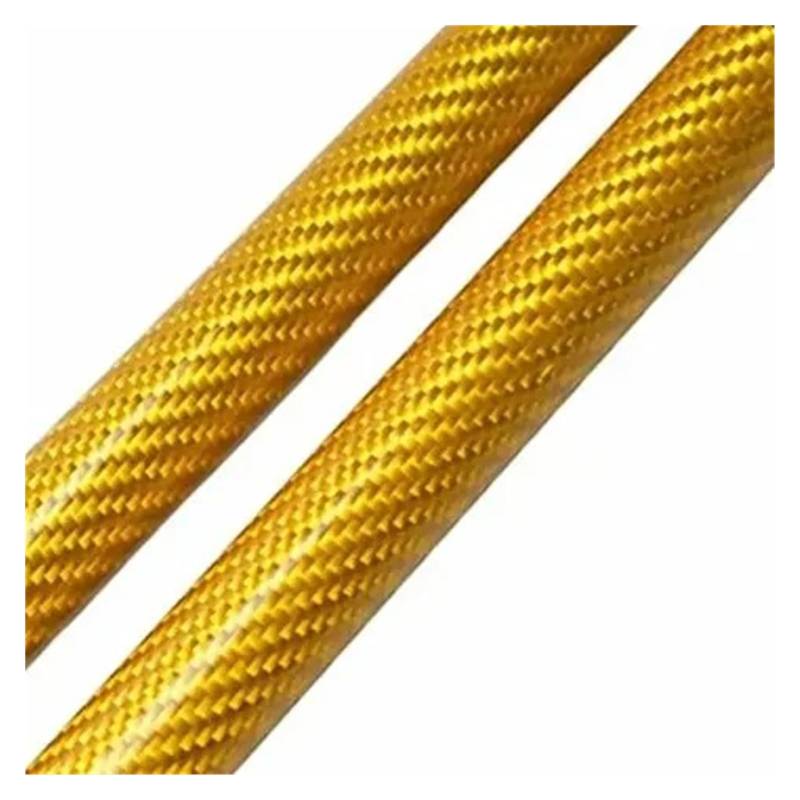 Gasdruckfeder Gasfeder Heckklappe 1 Paar Für Ford Für Fiesta MK5 3 Tür 2002-2006 2007 2008 Lift Unterstützt Streben Prop Stange Schocks Hinten Trunk-Boot Heckklappe Carbon Faser(Yellow Carbon Fiber) von Bpjikxf