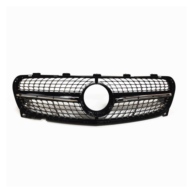 Grill Kühlergrill Für Benz Für GLA X156 2017 + GLA45 Für AMG GLA250 GLA200 GLA180 Diamant Stil Oberen Stoßfänger Haube Mesh Kühlergitter Auto Kühlergrill Frontgrill von Bpjikxf