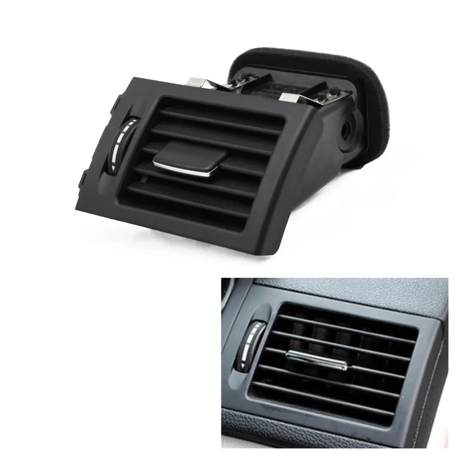 Grille Vent Klimaanlage Armaturenbrett-Mitte AC Air Vent Outlet Grille Montage Links Rechts AC Vent Für Benz C Klasse C180 C200 220 230 260 W204 2007-2011(RHD Right) von Bpjikxf
