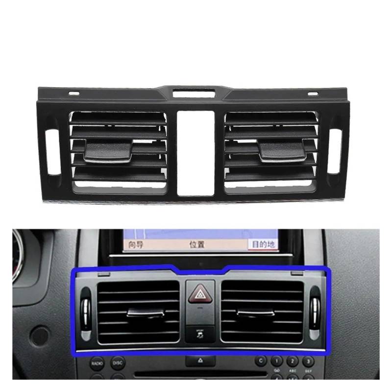 Grille Vent Klimaanlage Für Benz C-Klasse W204 C200 C230 C260 C300 2007-2011 2008 Armaturenbrett Links Rechts Klimaanlagenabdeckung Hinten AC Vent Grille Outlet Panel(Middle-Model B) von Bpjikxf