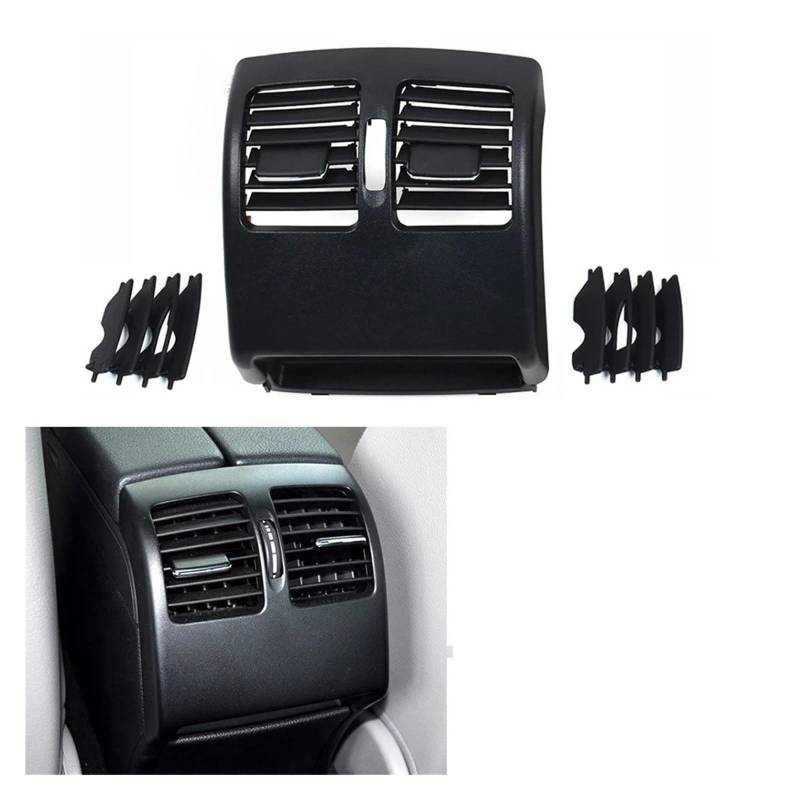 Grille Vent Klimaanlage Für Benz C-Klasse W204 C200 C230 C260 C300 2007-2011 2008 Armaturenbrett Links Rechts Klimaanlagenabdeckung Hinten AC Vent Grille Outlet Panel(Rear-Standard) von Bpjikxf