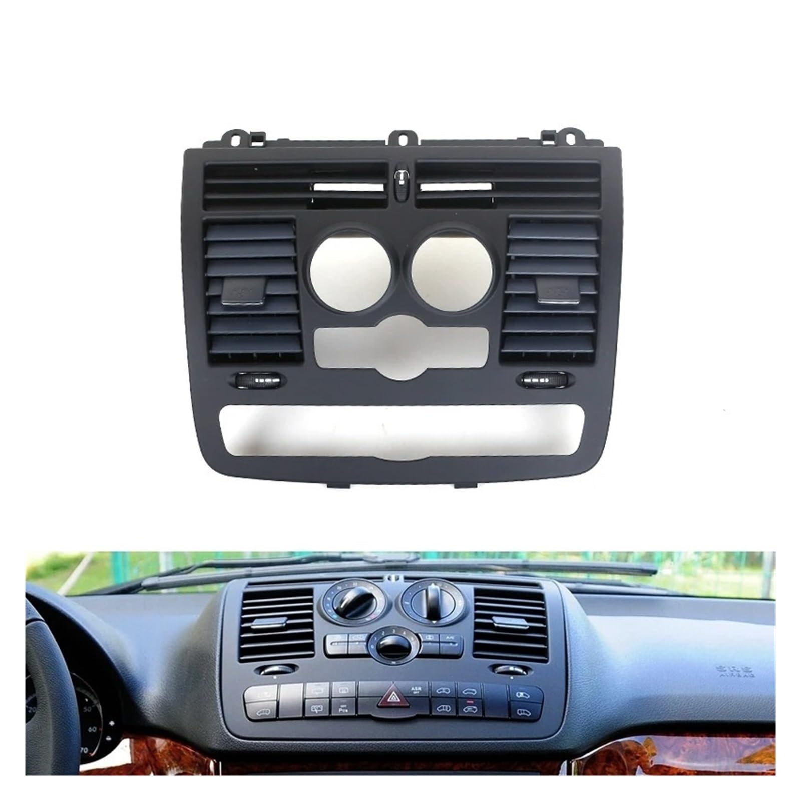 Grille Vent Klimaanlage Für Benz Für Vito Für Viano 2004 2005 2006 2007 2008 2009 2010-2014 2015 Auto-Klimaanlagenauslass Klimaanlagenöffnungen Autoteile(Low Configuration) von Bpjikxf